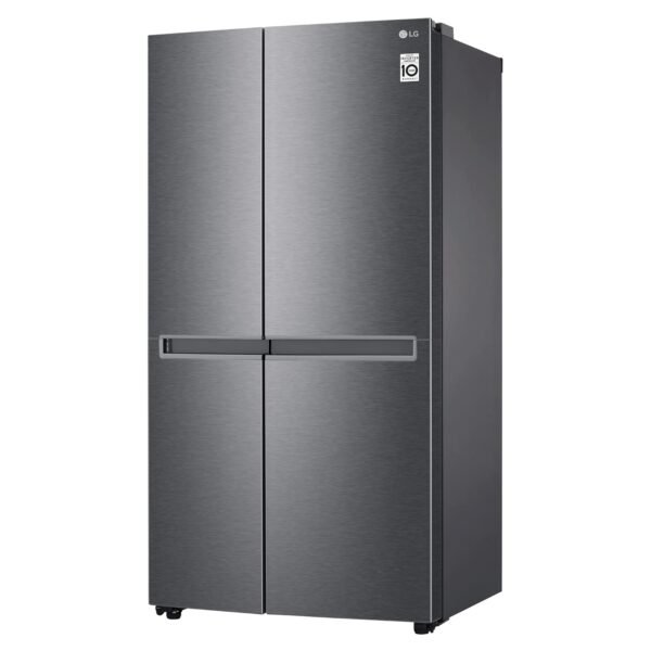 LG 688 L Frost Free Smart Inverter Side-by-Side Refrigerator (GC-B257KQDV, Dark Graphite Steel | Multi Digital Sensors and Express Freezing) - Image 3