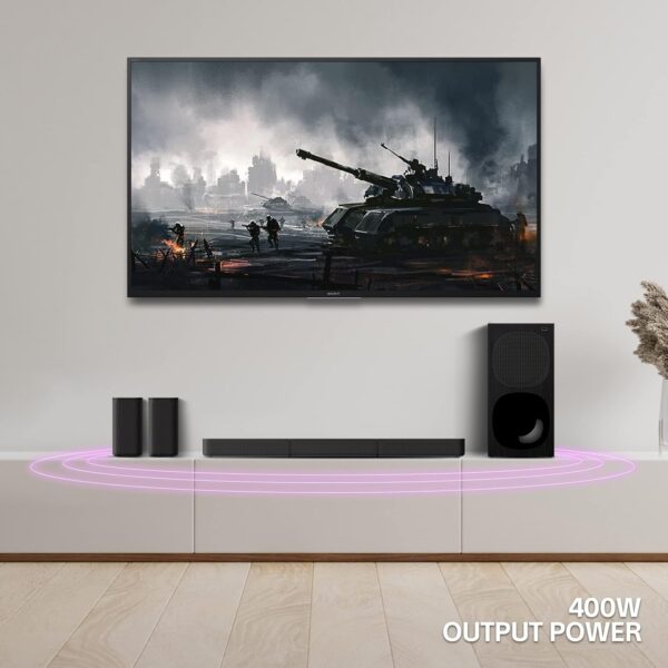 Sony HT-S20R Real 5.1ch Dolby Digital Soundbar for TV with subwoofer and Compact Rear Speakers, 5.1ch Home Theatre System (400W,Bluetooth & USB Connectivity, HDMI & Optical connectivity) - Image 12