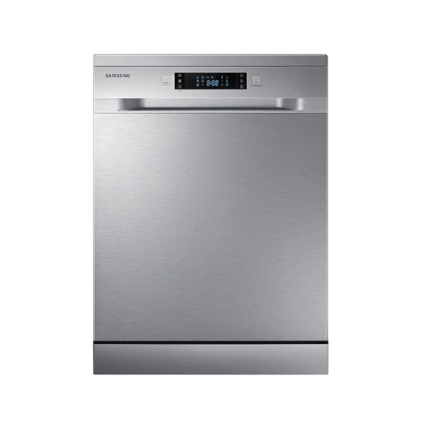 Samsung 13 Place Setting Freestanding Dishwasher with Intensive Wash (DW60M6043FS/TL, Stainless Steel, Hygiene Clean, Height Adjustable Rack)