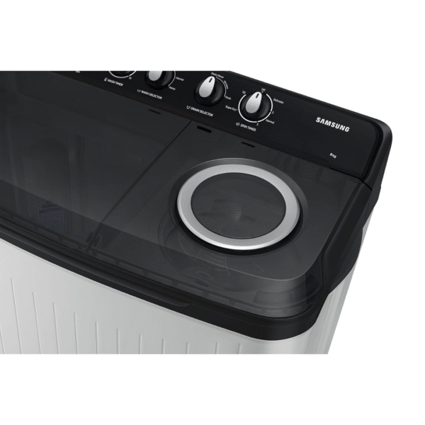 Samsung 8 kg, 5 star, Semi-Automatic Top Load Washing Machine (WT80C4200GG/TL, Air Turbo Drying, Light Gray,) - Image 13