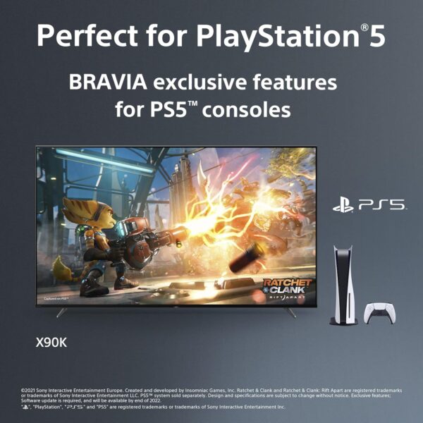 Sony Bravia 164 cm (65 inches) XR Series 4K Ultra HD Smart Full Array LED Google TV XR-65X90K (Black) (2022 Model) | with Alexa Compatibility - Image 6