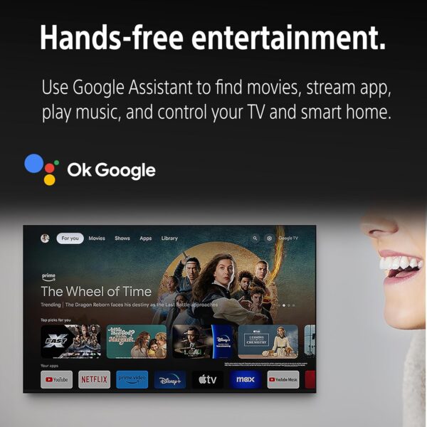 Sony BRAVIA 3 Series 139 cm (55 inches) 4K Ultra HD AI Smart LED Google TV K-55S30 (Black) - Image 8