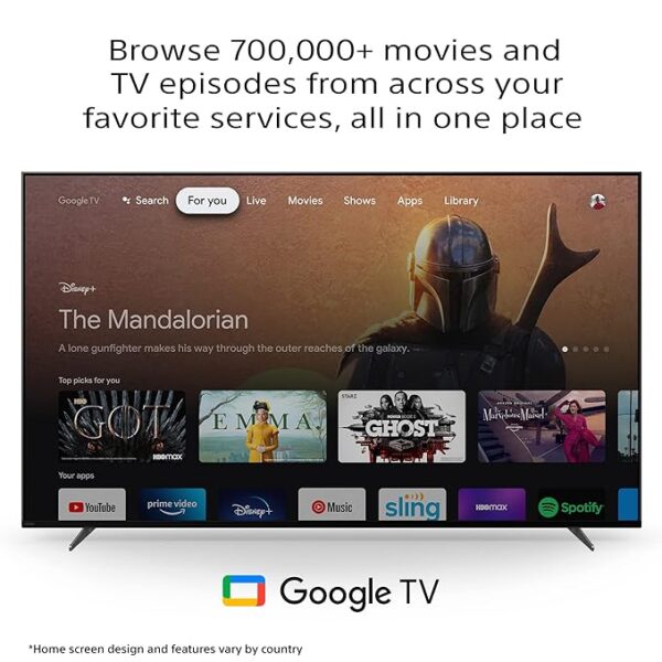 Sony Bravia 164 cm (65 inches) XR Series 4K Ultra HD Smart Full Array LED Google TV XR-65X90K (Black) (2022 Model) | with Alexa Compatibility - Image 16