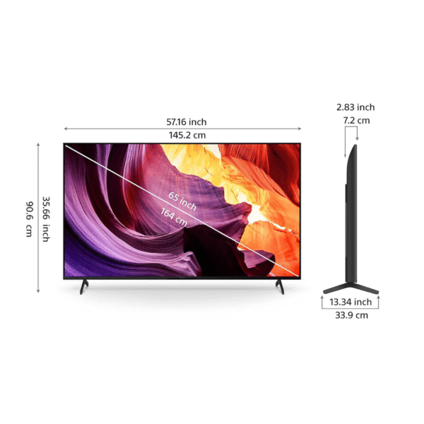 Sony Bravia 164 cm (65 inches) 4K Ultra HD Smart LED Google TV KD-65X80K (Black) - Image 12