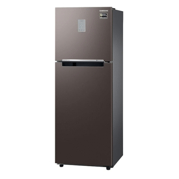 Samsung 236 L, 2 Star, Bespoke Convertible, Digital Inverter with Display, Frost Free Double Door Refrigerator (RT28CB732C2/HL, Cotta Steel Charcoal, 2023 Model) - Image 2