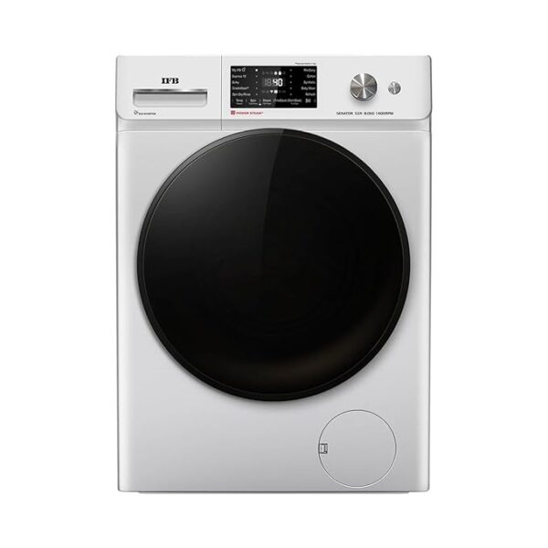 IFB 8 Kg 5 Star Front Load Washing Machine 2X Power Steam (SENATOR SXN 8014K, 1400 RPM, 2024 Model, Rich Silver, Touch Control + Knob In-built Heater, 4 years Comprehensive Warranty) - Image 8