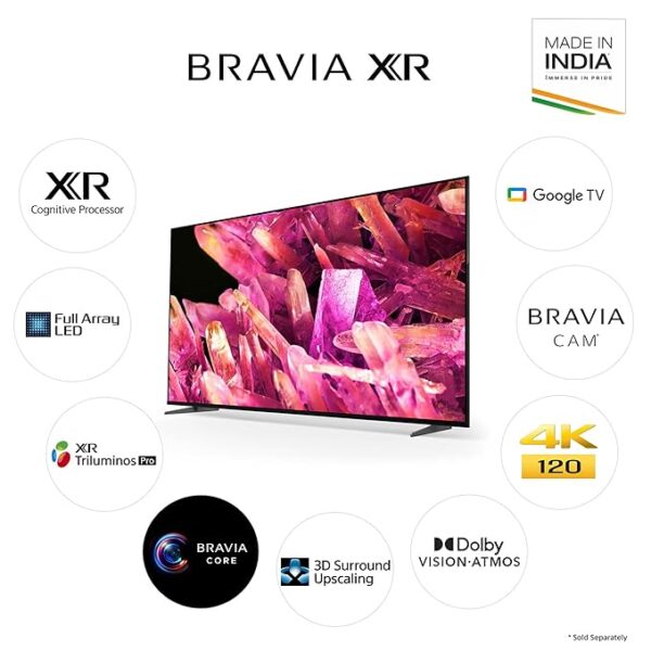 Sony Bravia 164 cm (65 inches) XR Series 4K Ultra HD Smart Full Array LED Google TV XR-65X90K (Black) (2022 Model) | with Alexa Compatibility - Image 15