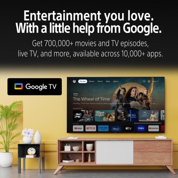 Sony BRAVIA 3 Series 139 cm (55 inches) 4K Ultra HD AI Smart LED Google TV K-55S30 (Black) - Image 19