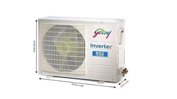 Godrej 2.0 Ton 5 Star, 5-In-1 Convertible Cooling, Inverter Split AC (2023 Model, AC SIC 24LTC5-WWR, White) - Image 3