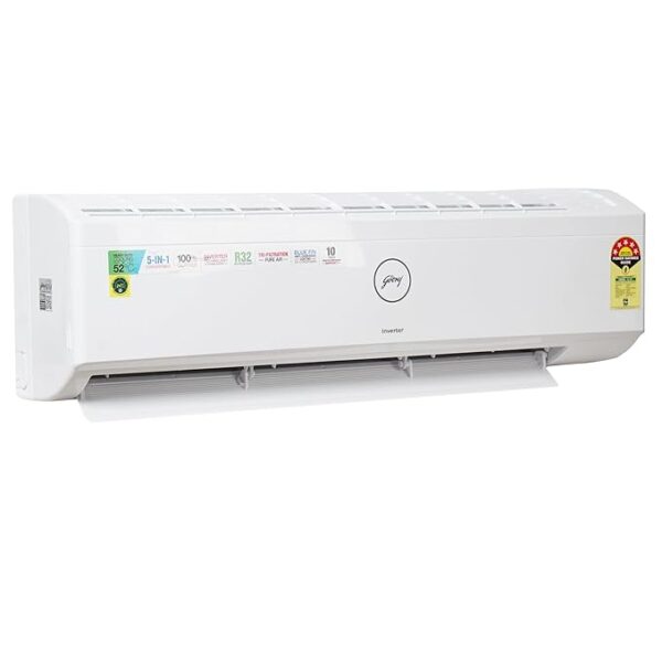 Godrej1.5 Ton 5 Star Inverter Split AC Copper, Anti-Dust Filter, SIC 18ITC5-WWR, White - Image 6