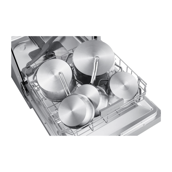 Samsung 13 Place Setting Freestanding Dishwasher with Intensive Wash (DW60M6043FS/TL, Stainless Steel, Hygiene Clean, Height Adjustable Rack) - Image 6