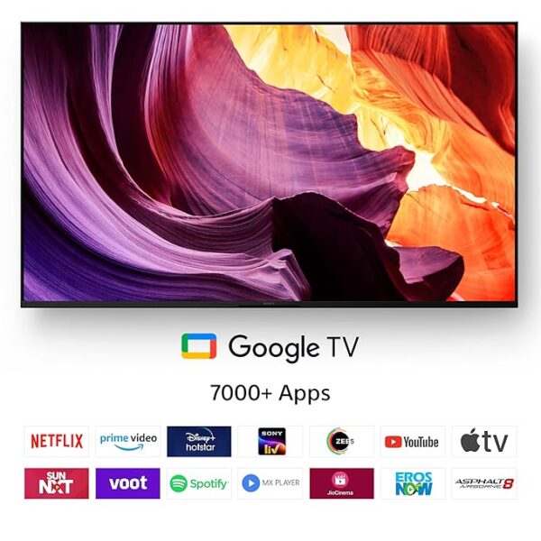 Sony Bravia 126 cm (50 inches) 4K Ultra HD Smart LED Google TV KD-50X80K (Black) - Image 7