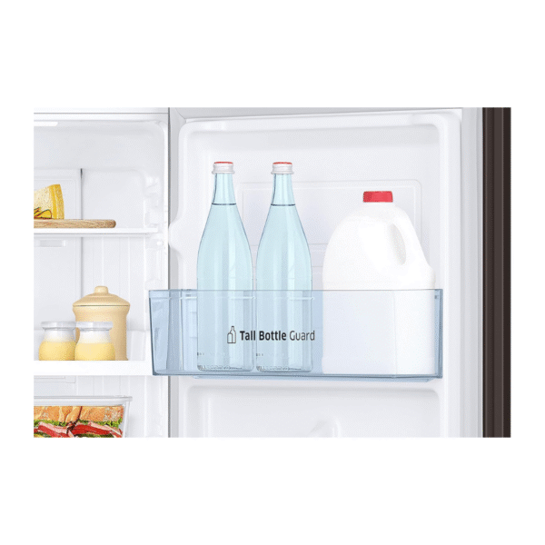 Samsung 236 L, 2 Star, Bespoke Convertible, Digital Inverter with Display, Frost Free Double Door Refrigerator (RT28CB732C2/HL, Cotta Steel Charcoal, 2023 Model) - Image 4