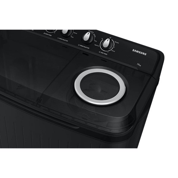 Samsung 7.5 Kg 5 Star Semi Automatic Top Load Washing Machine (WT75B3200GD/TL,DARK GRAY) - Image 5