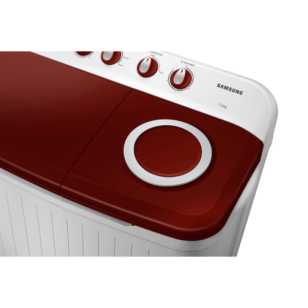 Samsung 7.5 Top Load Washing Machine (WT75M3000RR/TL_ Light Gray with Red Base) - Image 4