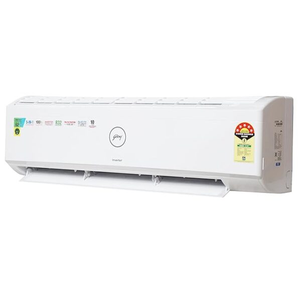 Godrej1.5 Ton 5 Star Inverter Split AC Copper, Anti-Dust Filter, SIC 18ITC5-WWR, White - Image 5