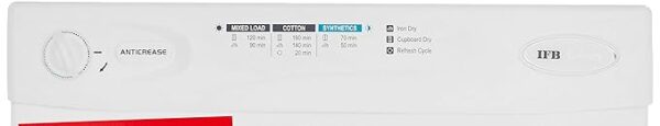 IFB 5.5 Kg Fully-Automatic Front Load Dryer (Turbo Dry, All Weather Drying, White) - Image 4