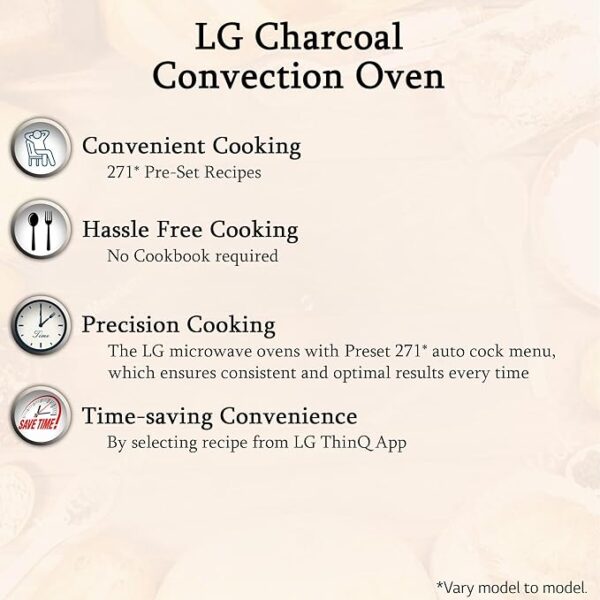 LG 28 L Convection Microwave Oven (MC2887BFUM, Black) - Image 8