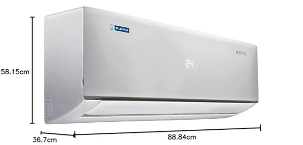 Blue Star 2 Ton 3 Star Inverter Split AC (Copper, Convertible 5 in 1 Cooling, Multi Sensors, Dust Filter Blue Fins, Self Diagnosis, 2024 Model, IE324DNU,White) - Image 5