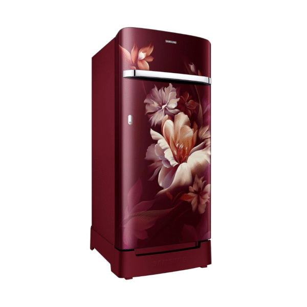 Samsung 189L 5 Star Inverter Direct-Cool Single Door Refrigerator (RR21C2H25RZ/HL,Midnight Blossom Red) Base Stand Drawer 2023 Model, Free 1 Year Extended warranty - Image 5