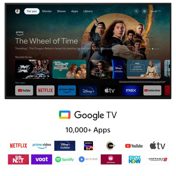 Sony BRAVIA 3 Series 139 cm (55 inches) 4K Ultra HD AI Smart LED Google TV K-55S30 (Black) - Image 17