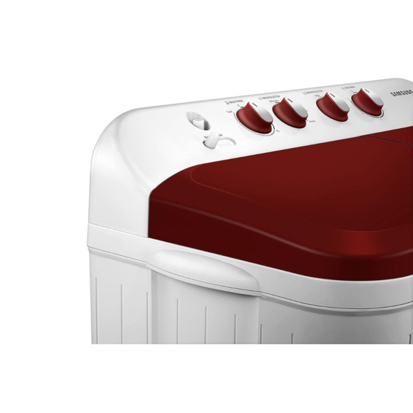 Samsung 7.5 Top Load Washing Machine (WT75M3000RR/TL_ Light Gray with Red Base) - Image 5