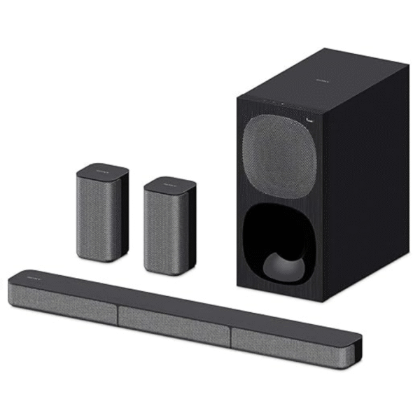 Sony HT-S20R Real 5.1ch Dolby Digital Soundbar for TV with subwoofer and Compact Rear Speakers, 5.1ch Home Theatre System (400W,Bluetooth & USB Connectivity, HDMI & Optical connectivity)