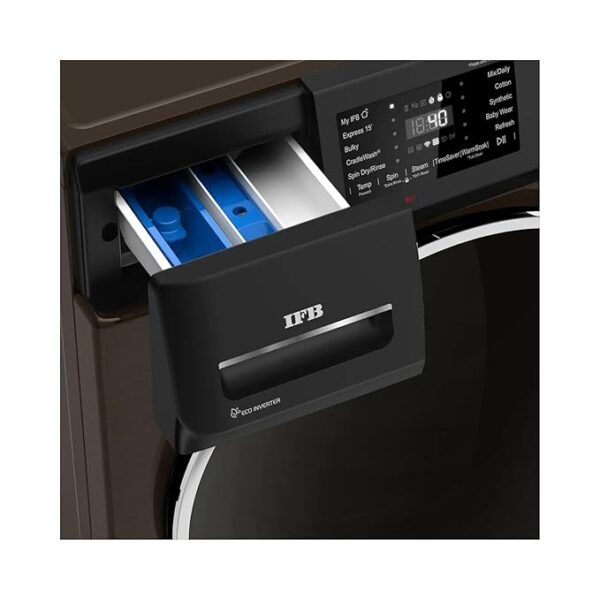 IFB 7 kg Fully Automatic Front Loading Washing Machine, Mocha Hairline Finish, ELITE MBN 7012HK - Image 2