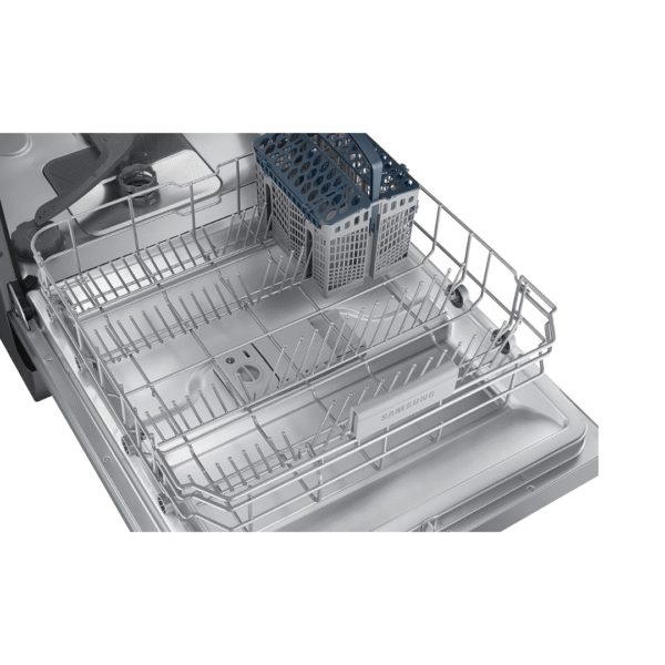 Samsung 13 Place Setting Freestanding Dishwasher with Intensive Wash (DW60M6043FS/TL, Stainless Steel, Hygiene Clean, Height Adjustable Rack) - Image 10