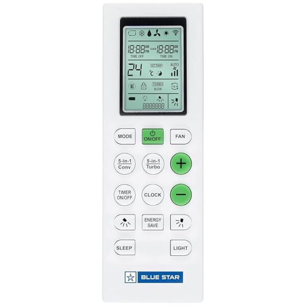 Blue Star 2 Ton 3 Star Inverter Split AC (Copper, Convertible 5 in 1 Cooling, Multi Sensors, Dust Filter Blue Fins, Self Diagnosis, 2024 Model, IE324DNU,White) - Image 4