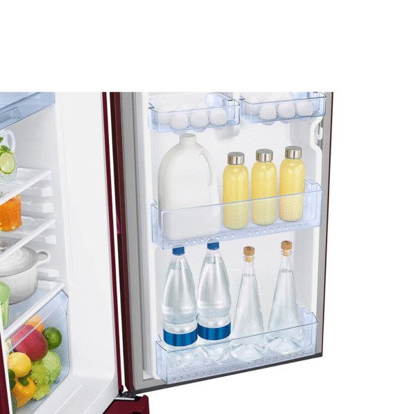 Samsung 189L 5 Star Inverter Direct-Cool Single Door Refrigerator (RR21C2H25RZ/HL,Midnight Blossom Red) Base Stand Drawer 2023 Model, Free 1 Year Extended warranty - Image 6