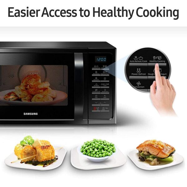 Samsung 28L, Convection Microwave Oven with Curd Making(MC28A5013AK/TL, Black, 10 Yr warranty) - Image 6