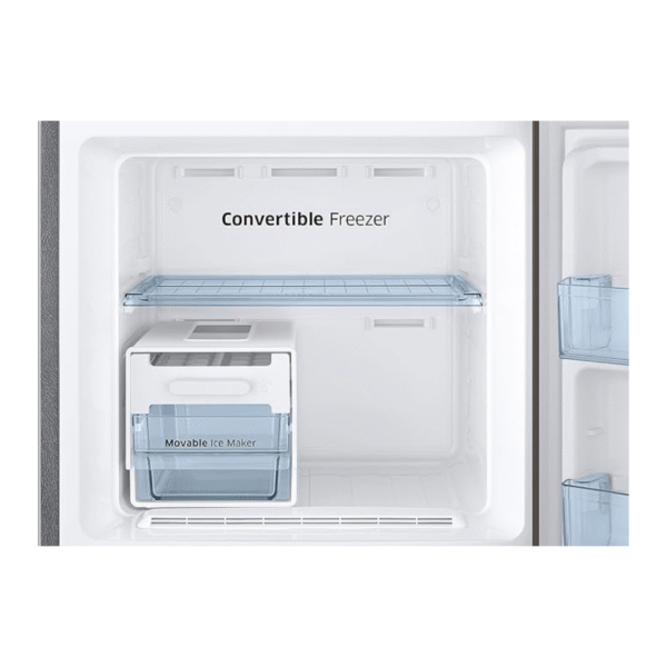 Samsung 236 L, 2 Star, Bespoke Convertible, Digital Inverter with Display, Frost Free Double Door Refrigerator (RT28CB732C2/HL, Cotta Steel Charcoal, 2023 Model) - Image 6