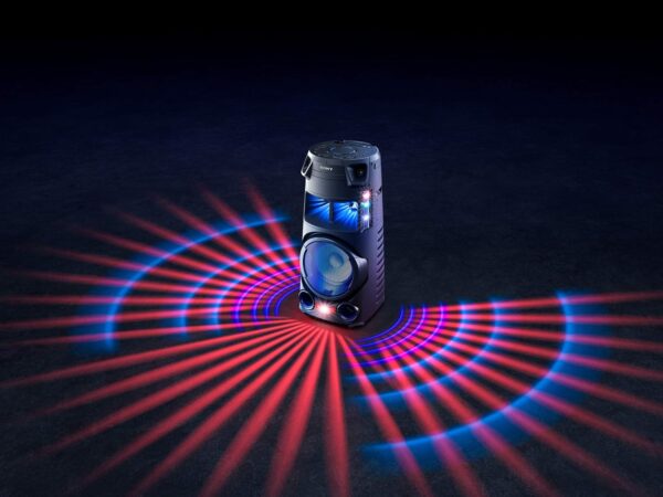 SONY MHC-V43D High Power Party Speaker with Bluetooth connectivity (Mic/Guitar, Jet Bass Booster, Gesture Control, USB, HDMI,CD/DVD) - Black - Image 6