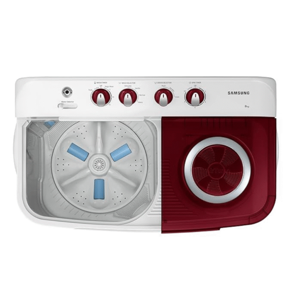 Samsung 8 kg, 5 star, Semi-Automatic Top Load Washing Machine (WT80C4000RR/TL, Air Turbo Drying, LIGHT GRAY,) - Image 6