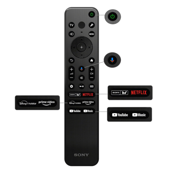 Sony 139 cm (55 inches) BRAVIA 2 4K Ultra HD Smart LED Google TV K-55S25 (Black) - Image 6