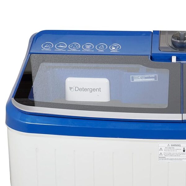 Panasonic 7 Kg Semi-Automatic Top Loading Washing Machine (NA-W70H6ARB, Blue), 2023 Model, - Image 7