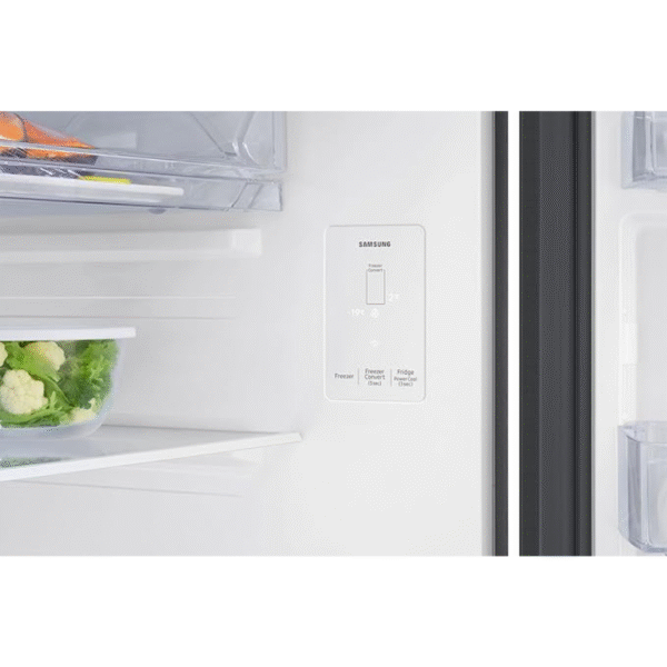 Samsung 330 L, 2 Star, Convertible 5-in-1, Digital Inverter, Frost Free Double Door, WiFi Enabled Bespoke AI Refrigerator (RT34DG5A2BBXHL, Luxe Black, Black) - Image 8