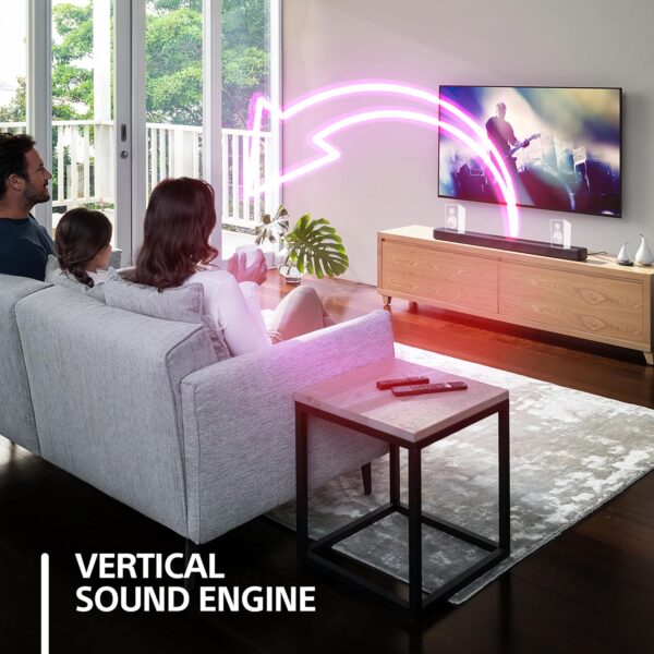Sony HT-G700 3.1ch 4K Dolby Atmos/DTS:X Soundbar for TV with Wireless subwoofer, 3.1ch Home Theater System (400W, Surround Sound,Bluetooth Connectivity, HDMI & Optical Connectivity, 4k HDR) - Black - Image 8