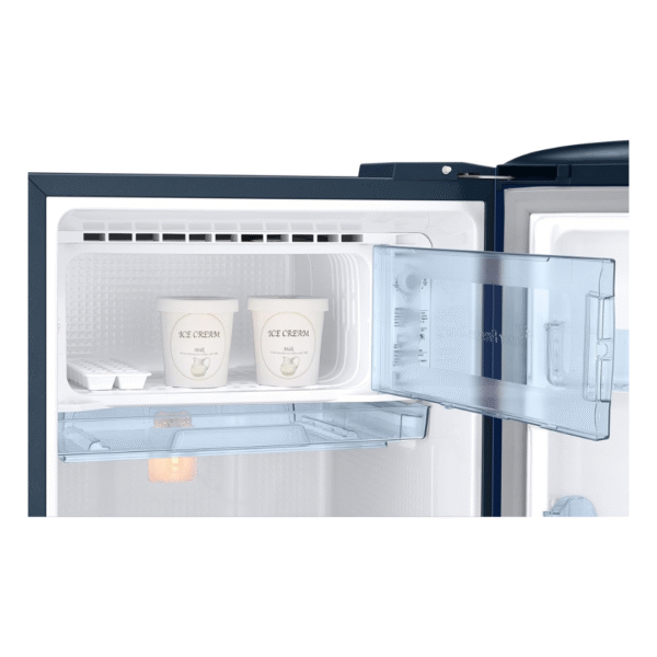 Samsung 183 L, 5 Star, Digital Inverter, Direct-Cool Single Door Refrigerator (RR20D2825CU/NL, Camellia Blue, Base Stand Drawer) - Image 7
