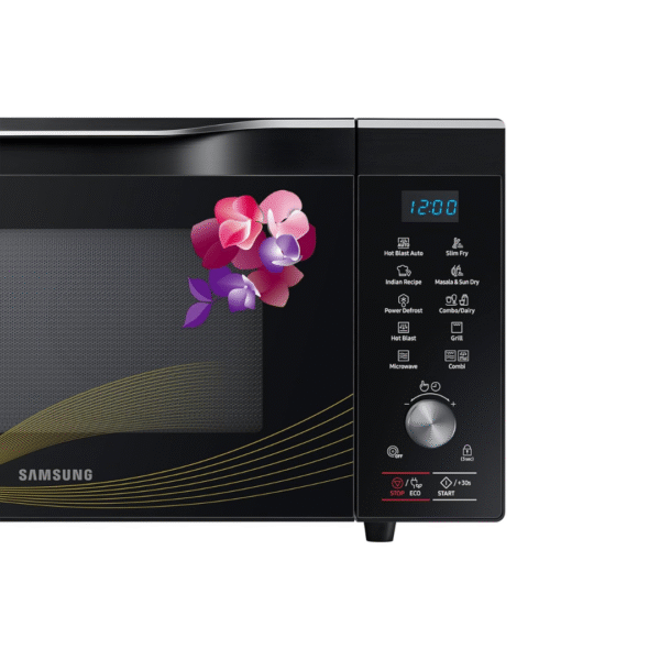 Samsung 32L Convection Microwave Oven (MC32K7056CH/TL, Black & Pattern, 10 Yr warranty) - Image 9