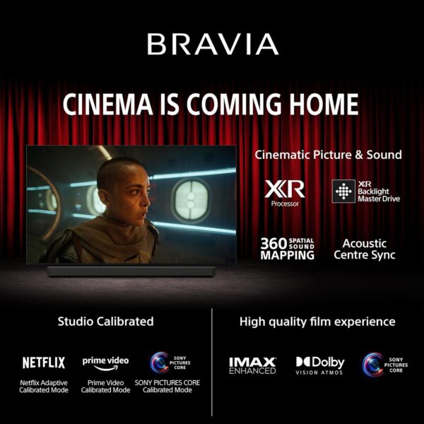 Sony 139 cm (55 inches) BRAVIA 7 4K Ultra HD AI Smart Mini LED Google TV K-55XR70 (Black) - Image 10