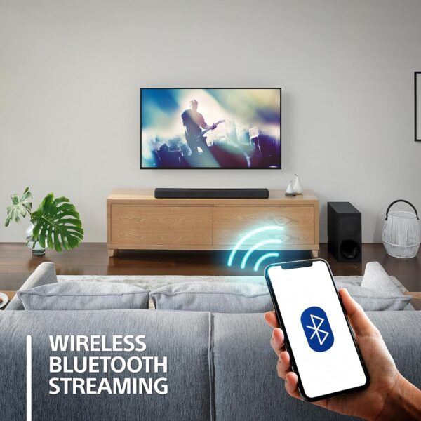 Sony HT-G700 3.1ch 4K Dolby Atmos/DTS:X Soundbar for TV with Wireless subwoofer, 3.1ch Home Theater System (400W, Surround Sound,Bluetooth Connectivity, HDMI & Optical Connectivity, 4k HDR) - Black - Image 9