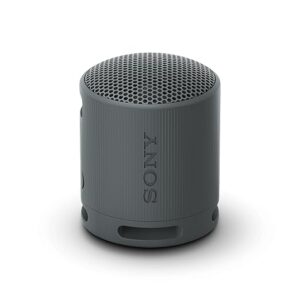 Sony SRS-XB100 Wireless Bluetooth Portable Lightweight Super-Compact Travel Speaker, Extra-Durable IP67 Waterproof & Dustproof, 16 Hour Battery, Versatile Strap, and Hands-Free Calling, Black New