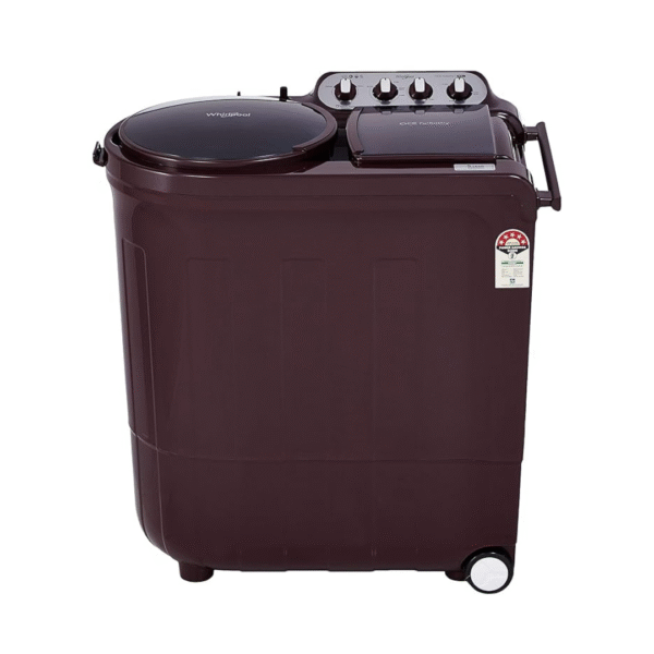 Whirlpool 8.5 Kg 5 Star Semi-Automatic Top Loading Washing Machine (ACE 8.5 TURBO DRY, Wine Dazzle)
