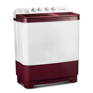 Voltas Beko 8.5 Kg Semi Automatic Top Load Washing Machine (WTT85DBRG, Red)