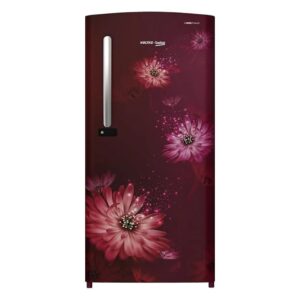 Voltas Beko RDC220A/W0DWETMH00GD 185 Litre 5 Star Direct Cool Refrigerator Dahlia Wine