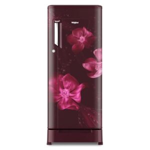 Whirlpool 192 L 3 Star Direct-Cool Single Door Refrigerator (215 IMPRO PRM 3S PURPLE PEONY-Z, 2023 Model)