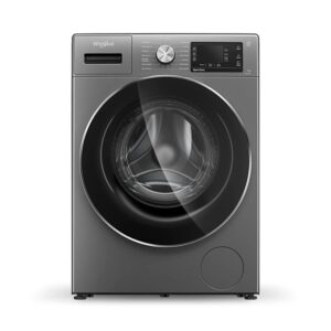 Whirlpool 7kg LCD Touch Ozone Technology Front Load Washing Machine (XO7012BZV, Volcano Grey, Inverter, 1200 RPM, 2022 Model)