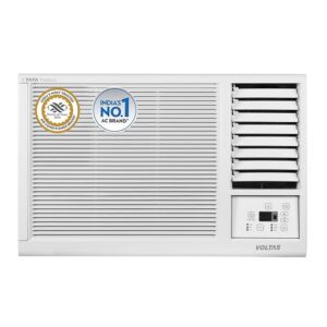 Voltas 1 Ton 3 star Fixed Speed Window AC (Copper, Sleep Mode, Memory Restart, Anti Dust Filter, 123 Vectra Platina, White)